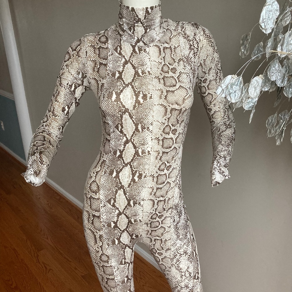 Snake skin jumpsuit